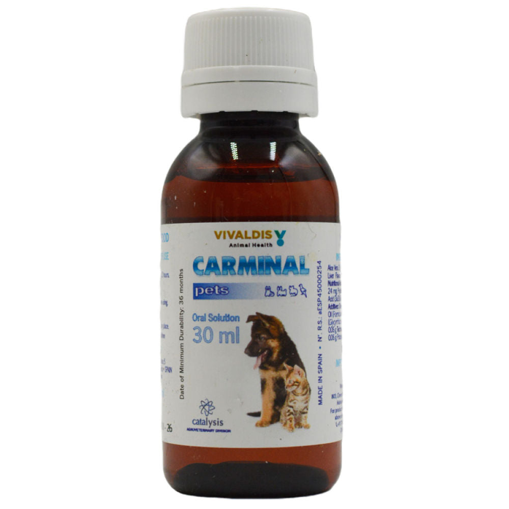 Vivaldis Carminal Syrup For Dogs And Cats