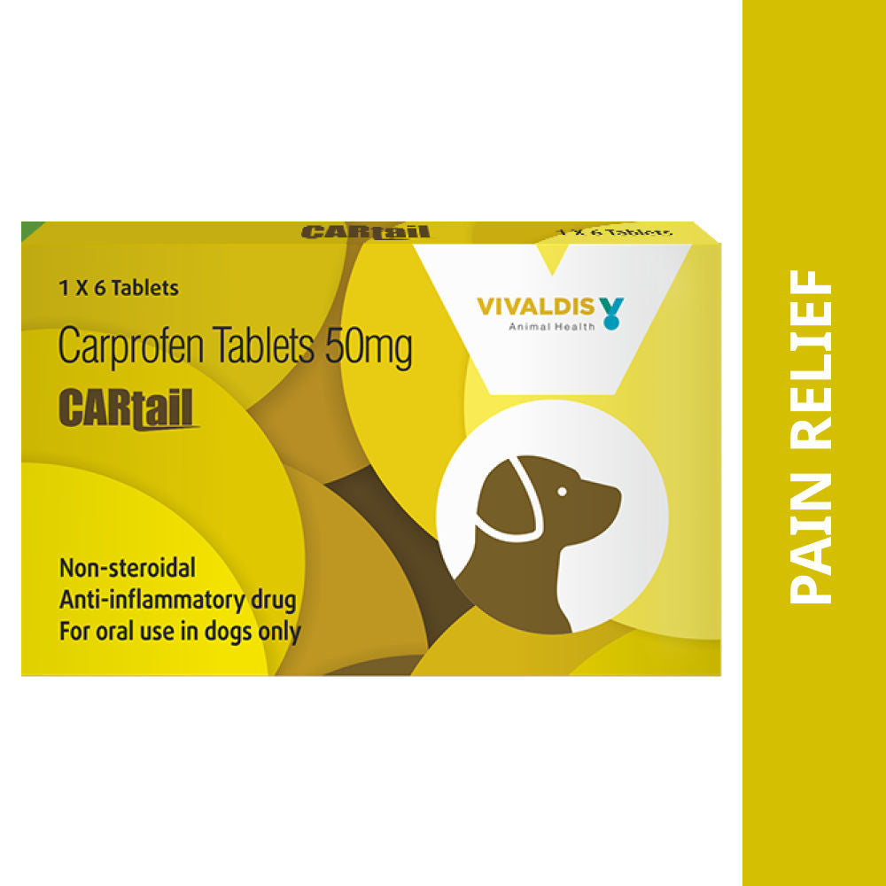 Vivaldis Cartail 50 Mg Tablet For Dogs