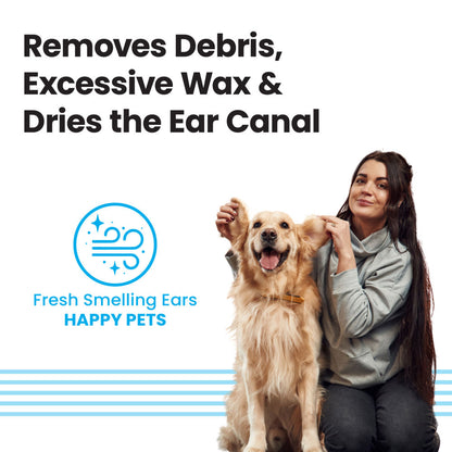 Vivaldis Clearify Ear Cleanser (Tris EDTA) for Dogs & Cats — back view