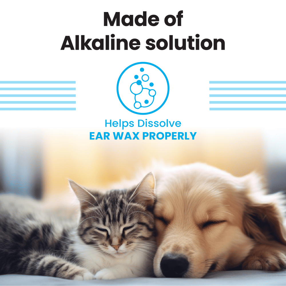 Vivaldis Clearify Ear Cleanser (Tris EDTA) for Dogs & Cats — detail shot