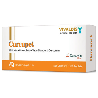 Vivaldis Curcupet (Curcumin) for Dogs & Cats — side view