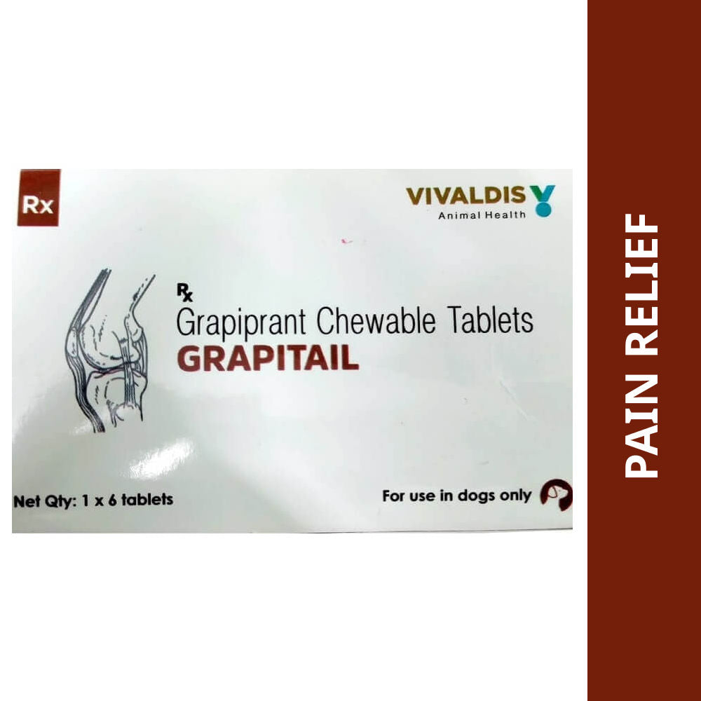 Vivaldis Grapitail 100mg (Grapiprant) Tablet for Dogs — detail shot