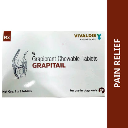 Vivaldis Grapitail 100mg (Grapiprant) Tablet for Dogs — detail shot