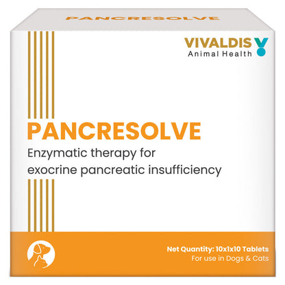 Vivaldis Pancresolve Tablet For Dogs And Cats