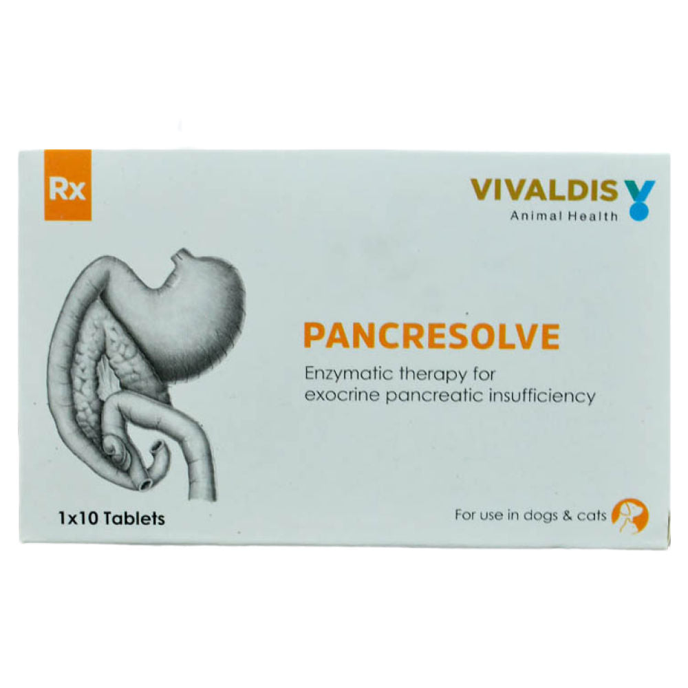 Vivaldis Pancresolve Tablet for Dogs and Cats — in use