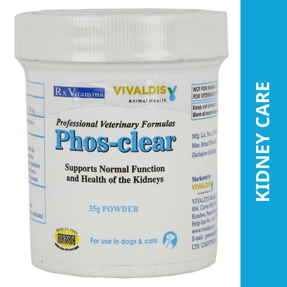 Vivaldis Phos Clear Powder For Dogs And Cats