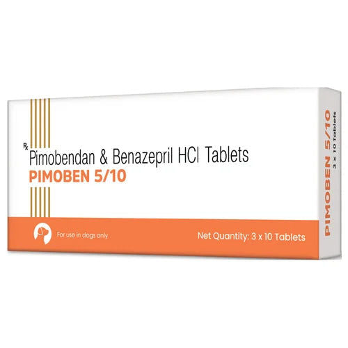 Vivaldis Pimoben 5/10mg (pimobendan & benazepril) Tablet for Dogs — side view