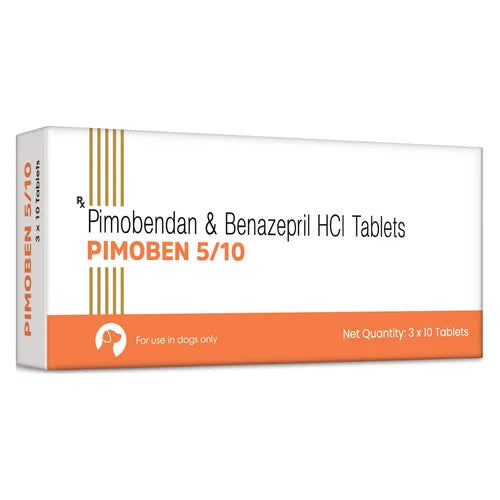 Vivaldis Pimoben 5/10mg (pimobendan & benazepril) Tablet for Dogs — back view