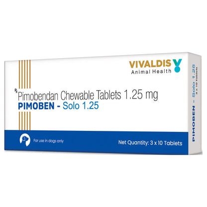 Vivaldis Pimoben Pimobendan Solo 1 25Mg Tablet For Dogs - Image 2