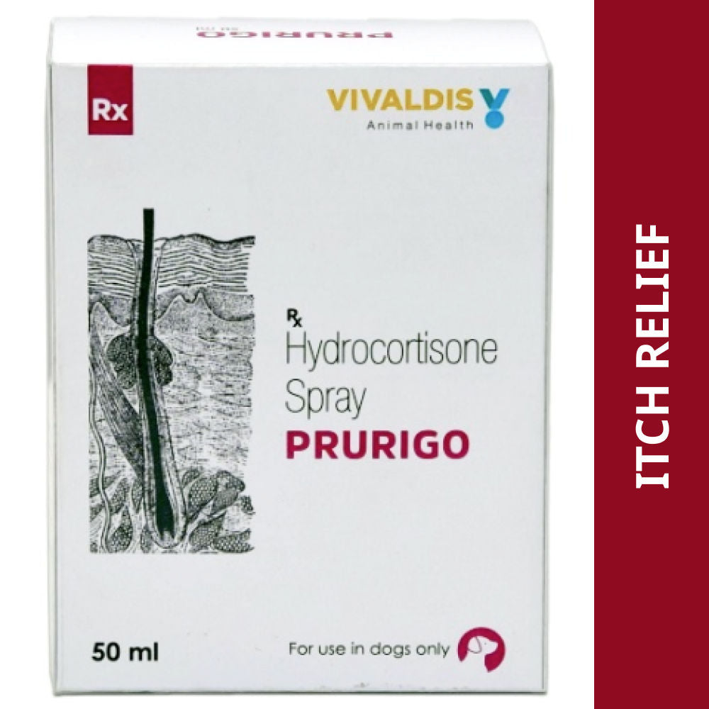 Vivaldis Prurigo (Hydrocortisone) Spray for Dogs & Cats — detail shot