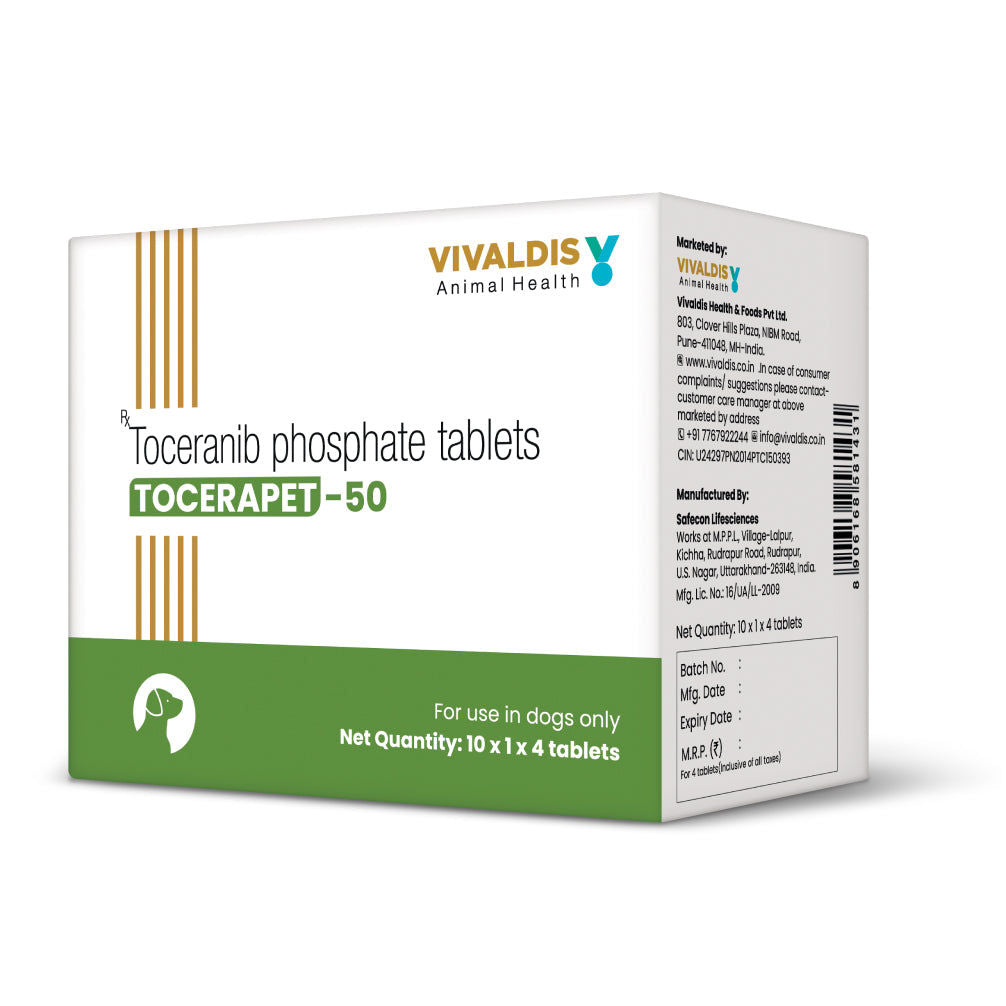 Vivaldis Tocerapet 50Mg Tablets For Dogs - Image 2