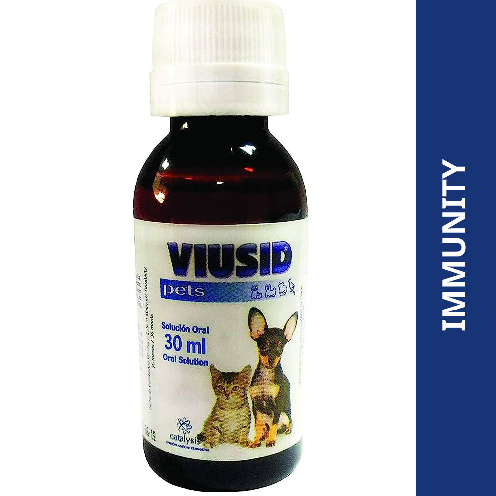 Vivaldis Viusid Immunity Booster for Pets — side view