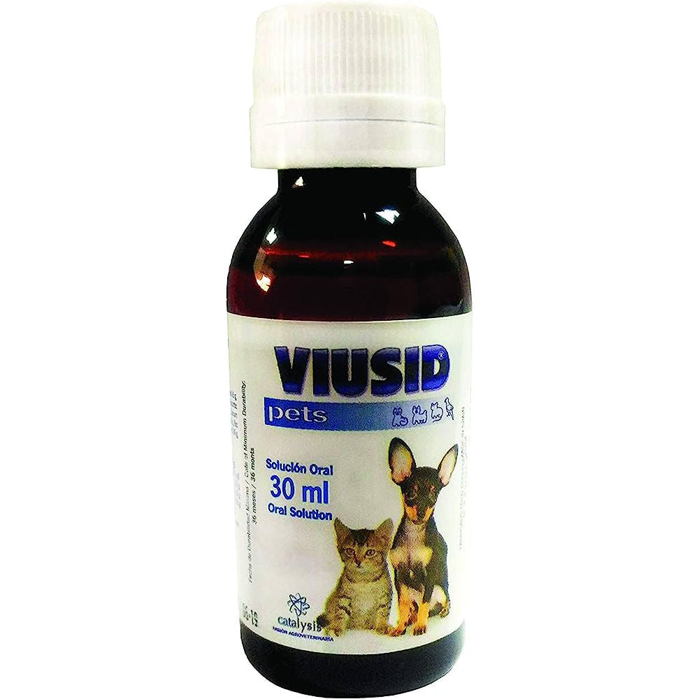 Vivaldis Viusid Immunity Booster for Pets — back view