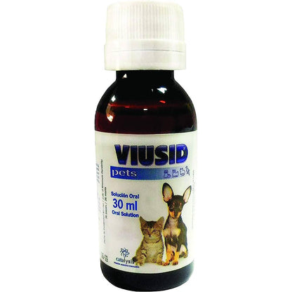 Vivaldis Viusid Immunity Booster for Pets — back view