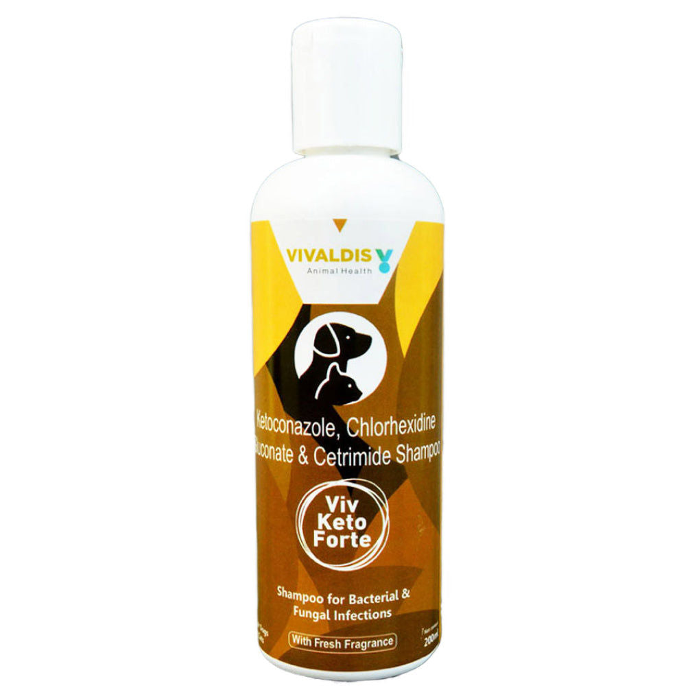 Vivaldis Viv Keto Forte Antifungal & Antibacterial Shampoo — side view
