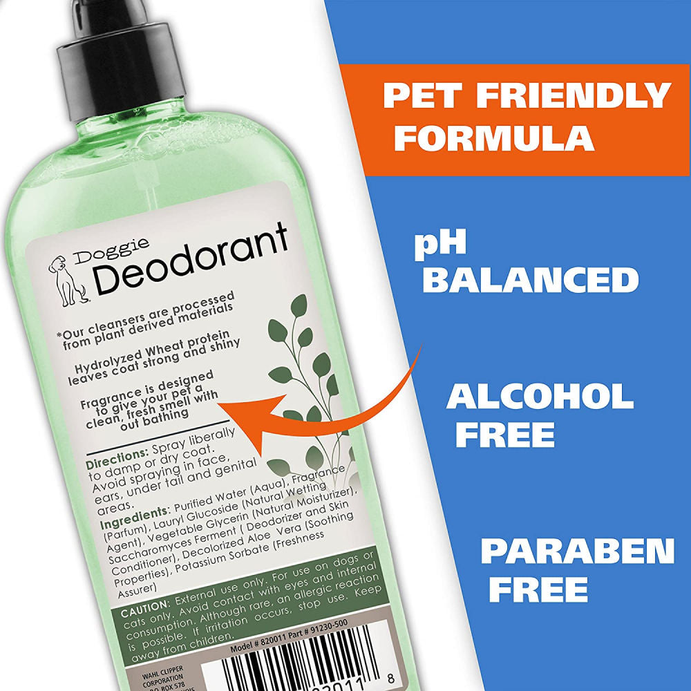 Wahl Deodorant for Dogs — back view