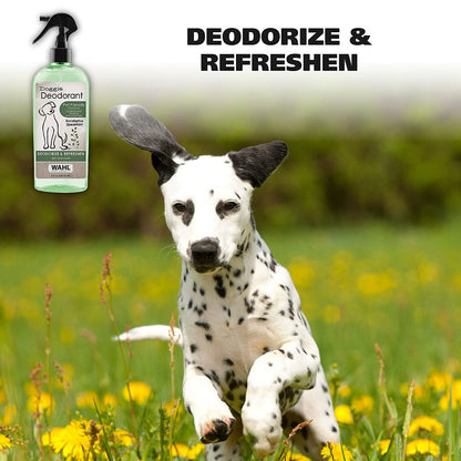 Wahl Deodorant for Dogs — in use