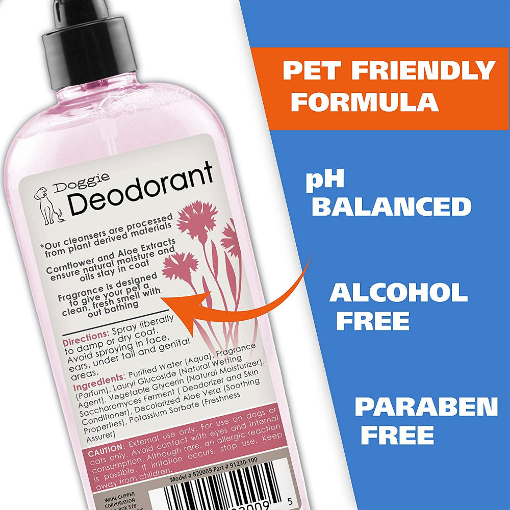 Wahl Doggie Deodorant for Puppy — back view