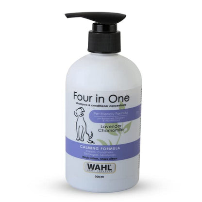 Wahl Four in One Lavender Chamomile Calming Shampoo for Dogs — back view