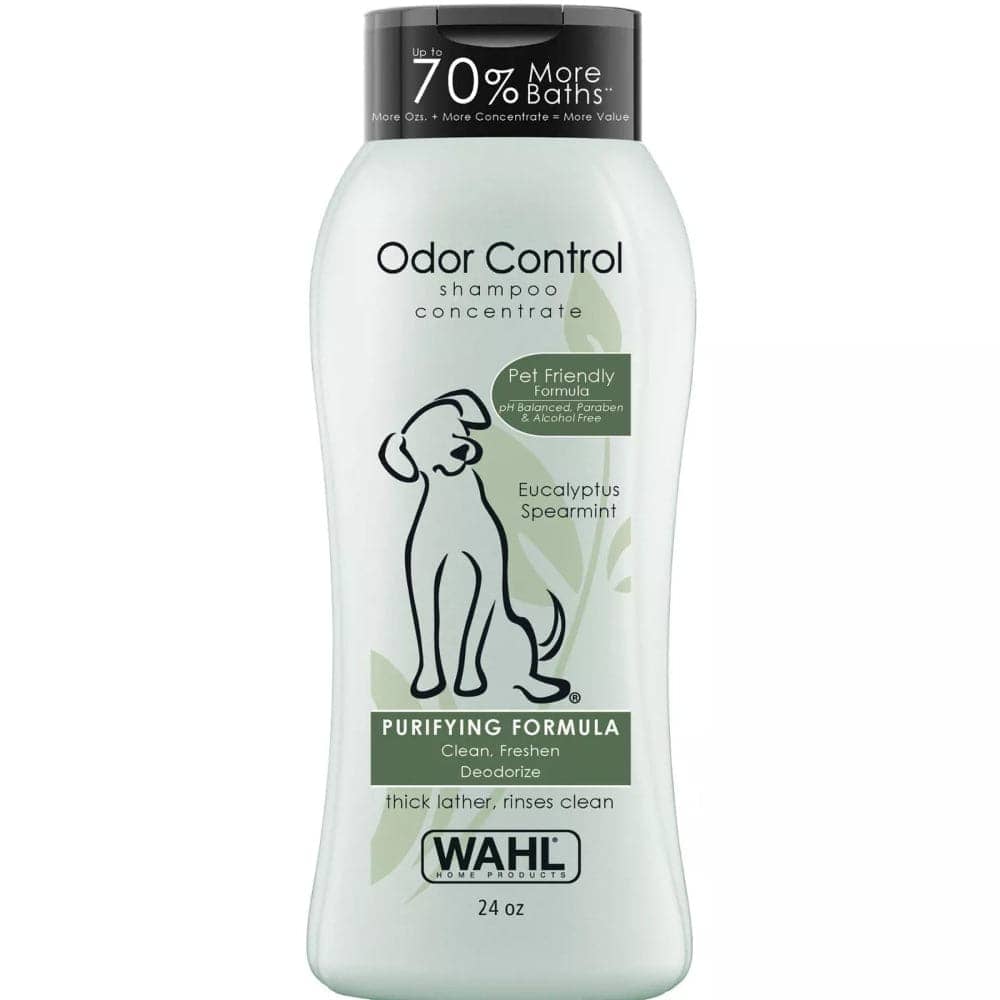 Wahl Odor Control Eucalyptus Spearmint Shampoo for Dogs — back view
