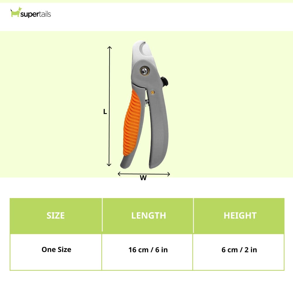 Wahl Powergrip Nail Clipper For Dogs And Cats Silver Orange 16Cm - Image 2