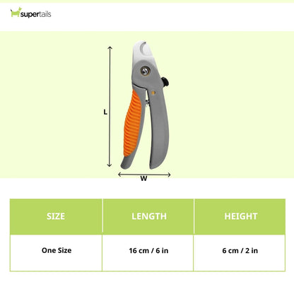 Wahl Powergrip Nail Clipper For Dogs And Cats Silver Orange 16Cm - Image 2
