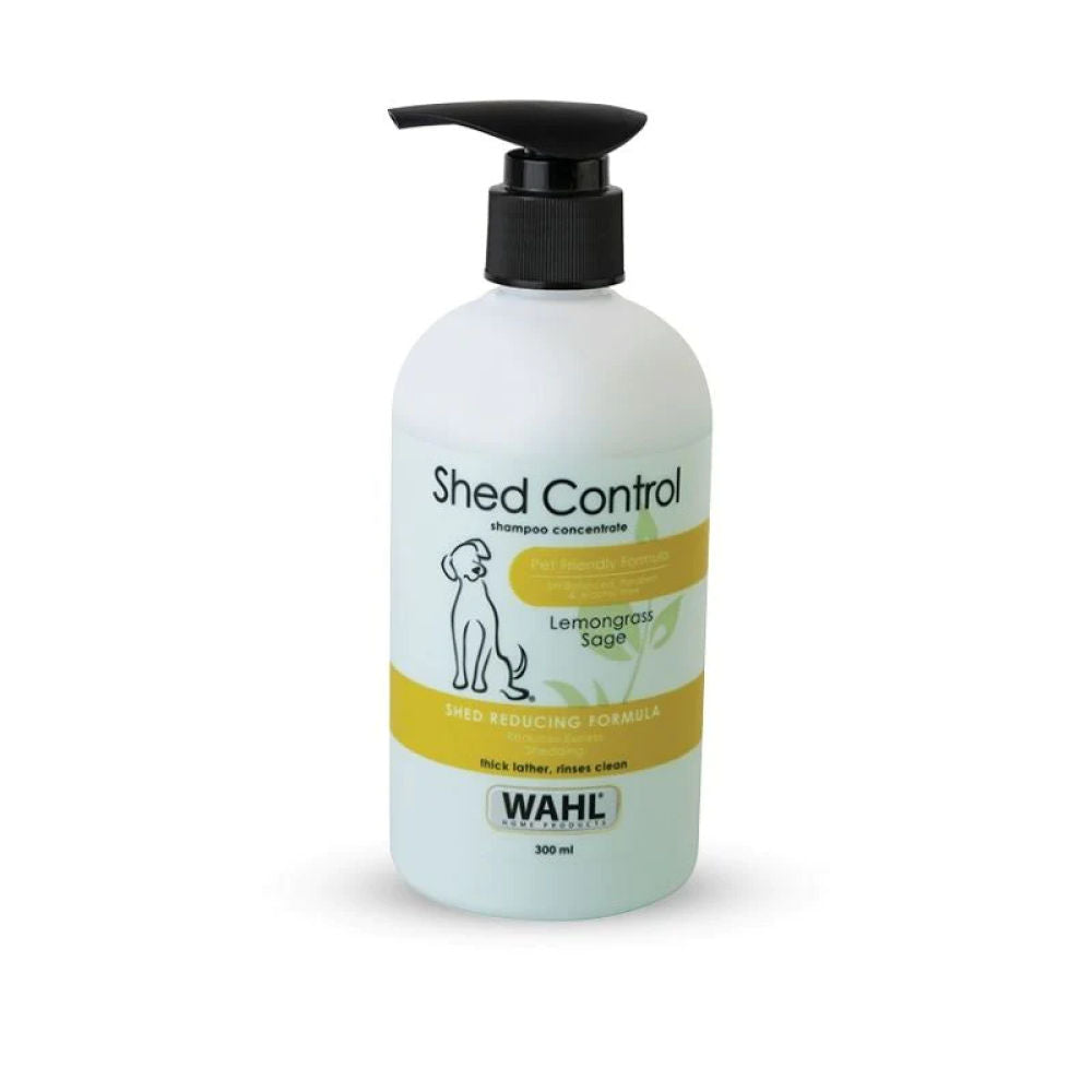 Wahl Shed Control Shampoo for Dogs — side view