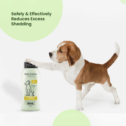 Wahl Shed Control Shampoo for Dogs — in use