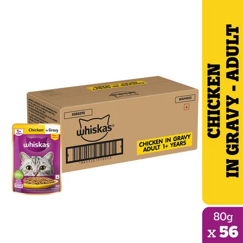 whiskas-chicken-in-gravy-adult-cat-wet-food 56x80g