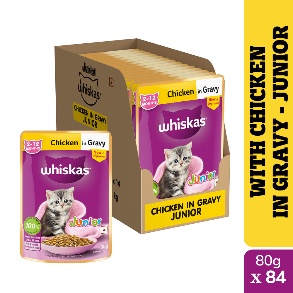 Whiskas Chicken in Gravy Meal Kitten Cat Wet Food — image 6