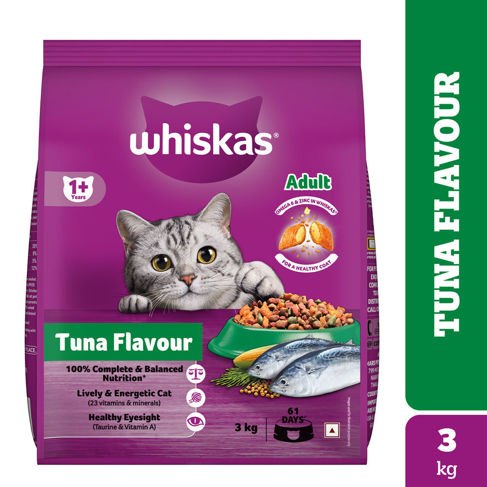 whiskas-tuna-flavour-adult-dry-cat-food 3kg