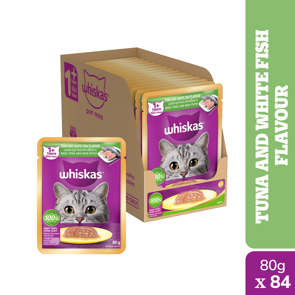 Whiskas Tuna & White Fish Adult (1+ Years) Cat Wet Food — image 6
