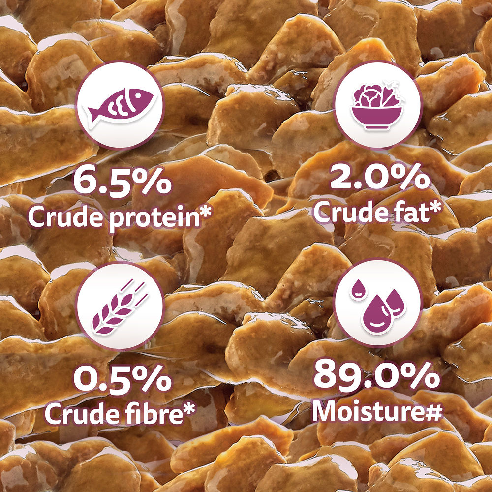Whiskas Chicken in Gravy Meal Kitten Cat Wet Food — in use