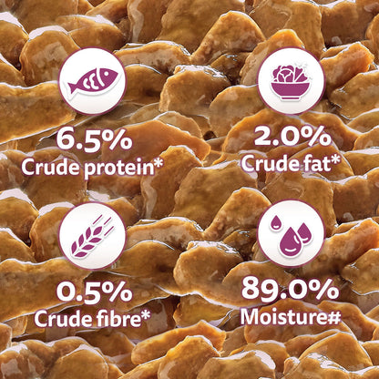 Whiskas Chicken in Gravy Meal Kitten Cat Wet Food — in use