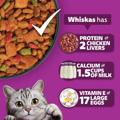 Whiskas Ocean Fish Flavour Adult Cat Dry Food — detail shot