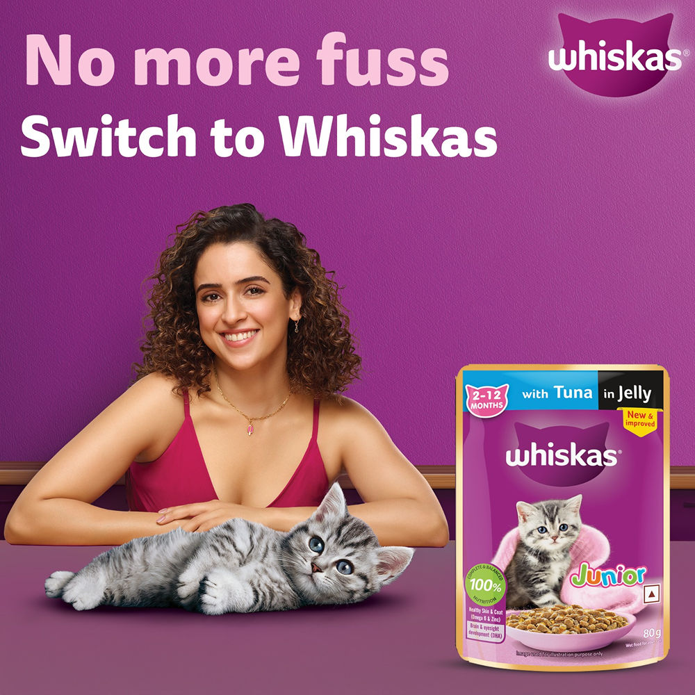 Whiskas Tuna In Jelly Kitten Cat Wet Food Copy - Image 2