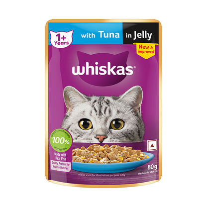 Whiskas Tuna In Jelly Meal Adult Wet Cat Food