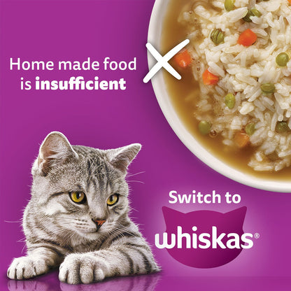 Whiskas Tuna in Jelly Meal Adult Cat Wet Food — back view
