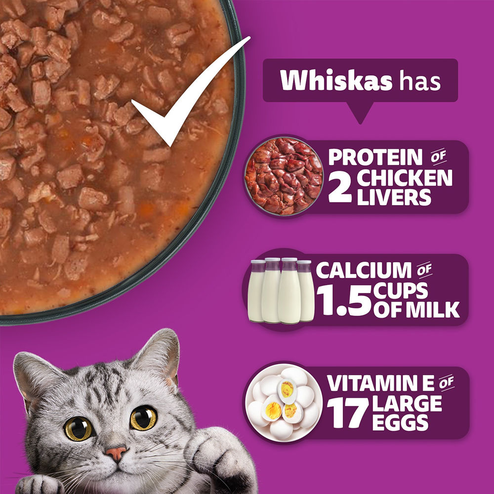 Whiskas Tuna in Jelly Meal Adult Cat Wet Food — detail shot