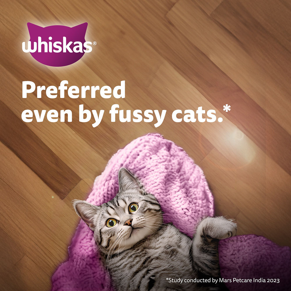Whiskas Tuna with Kanikama And Carrot in Gravy Tasty Mix Adult Cat Wet Food — back view