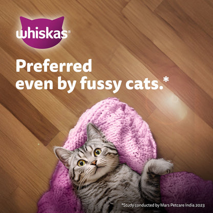 Whiskas Tuna with Kanikama And Carrot in Gravy Tasty Mix Adult Cat Wet Food — back view