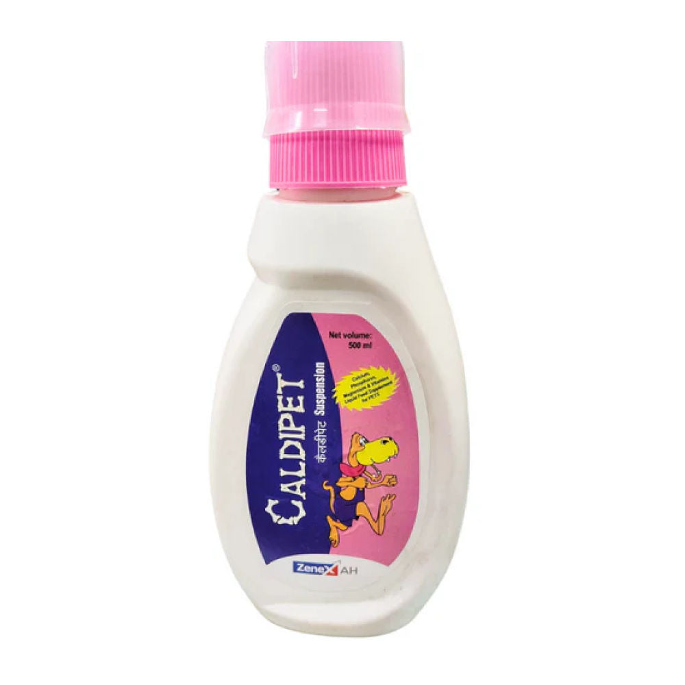 Zenex Caldipet Suspension Syrup Calcium Supplement For Dogs