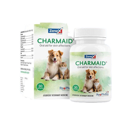 Zenex Charmaid Oral Aid for Skin Infection for Dogs and Cats — side view
