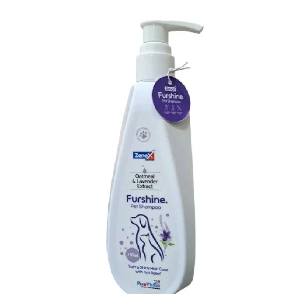 Zenex Furshine Pet Shampoo Oatmeal And Lavender For Dogs And Cats