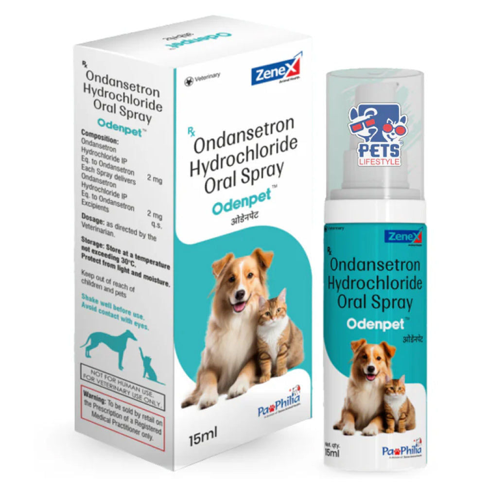 Zenex Odenpet Oral Spray Ondansetron For Dogs And Cats