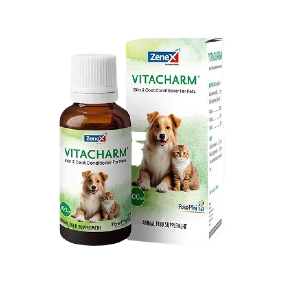 Zenex Vitacharm Skin Coat Supplement For Dogs And Cats