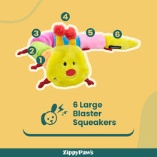 Zippy Paws Blasters Caterpiller Jumbo Plush Toy For Dogs - Image 3