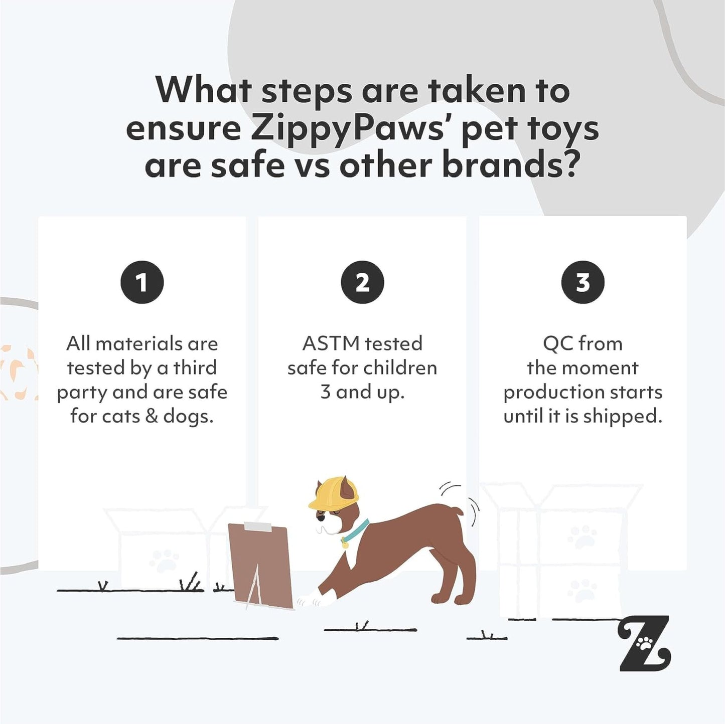 Zippy Paws Blueberry Donutz Plush Toy for Dogs — detail shot