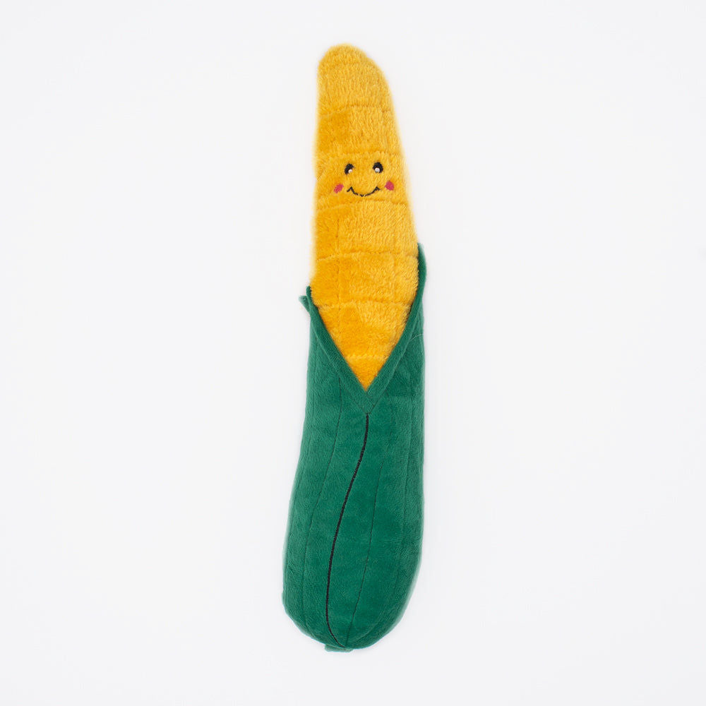Zippy Paws Corn Jigglerz Plush Toy For Dogs