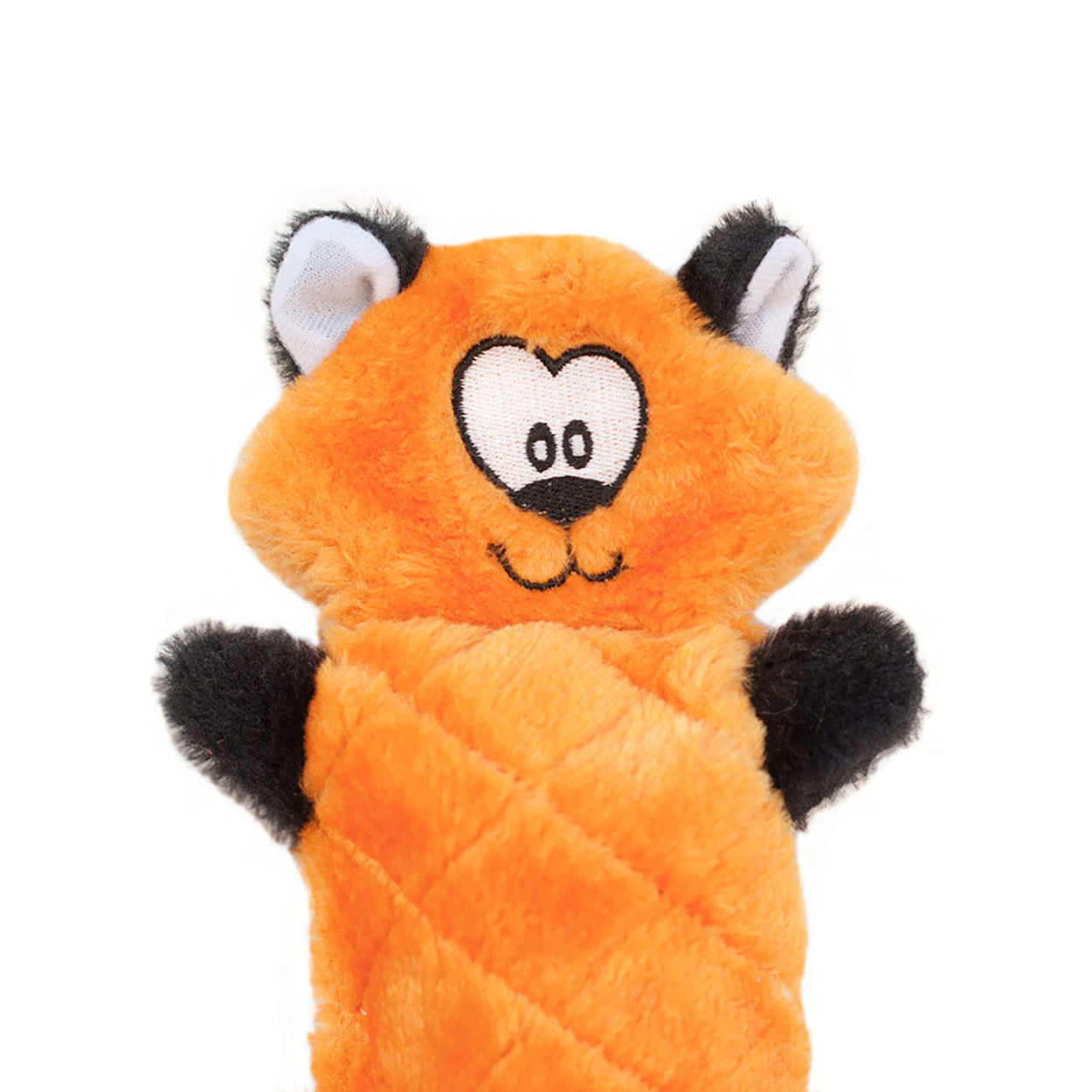 Zippy Paws Fox Jigglerz Plush Toy for Dogs — side view